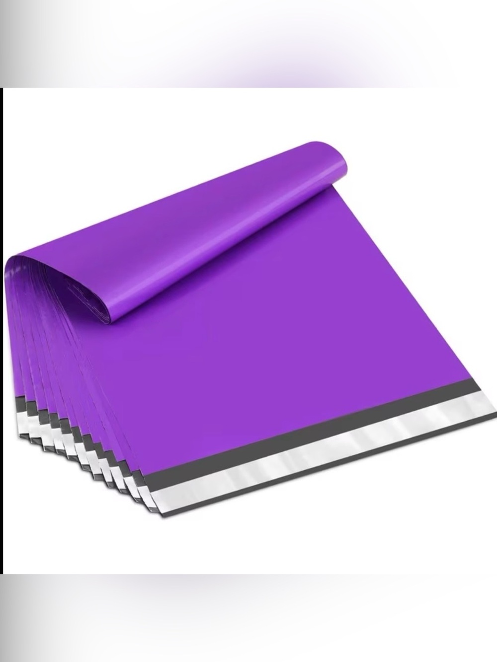 20 Purple Poly Mailers (19 x 24)
